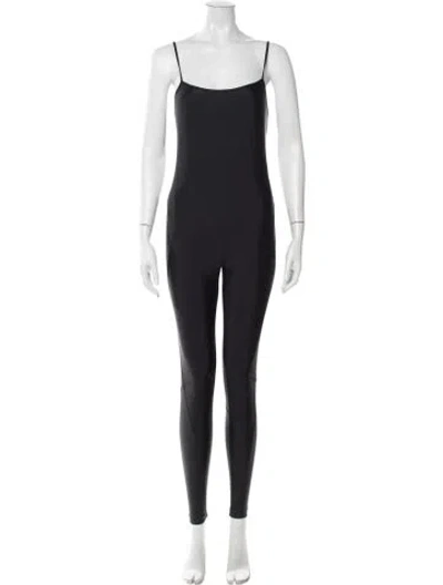 Pre-owned Balenciaga 2023 Nylon Jumpsuit In Black