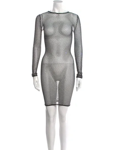 Pre-owned Balenciaga 2023 Patterned Tunic In Silver