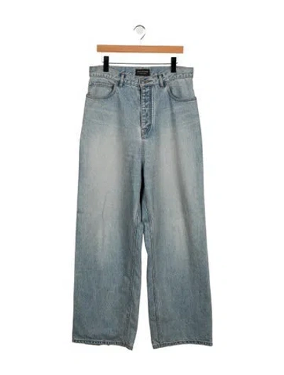 Pre-owned Balenciaga 2023 Relaxed Fit Jeans In Blue