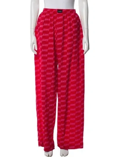 Pre-owned Balenciaga 2023 Silk Pajamas In Red