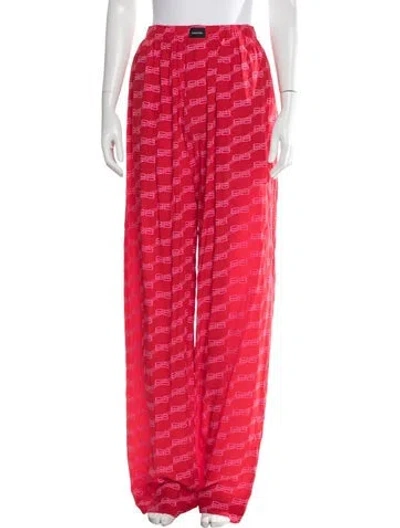 Pre-owned Balenciaga 2023 Silk Pajamas W/ Tags In Red