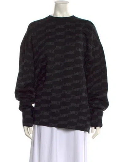 Pre-owned Balenciaga 2023 Striped Sweater W/ Tags In Black