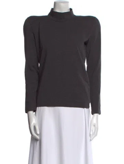 Pre-owned Balenciaga 2023 Turtleneck Sweatshirt In Gray