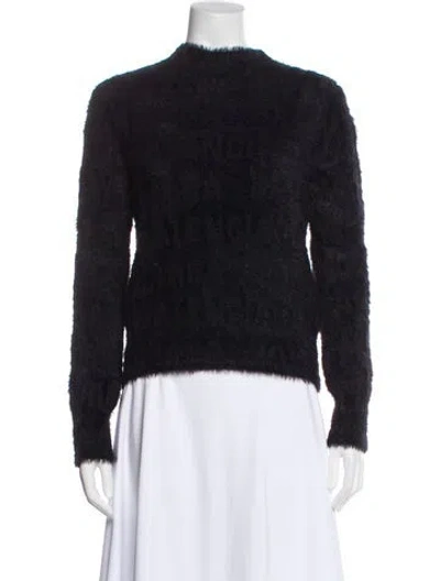 Pre-owned Balenciaga 2023 Wool Sweater In Black