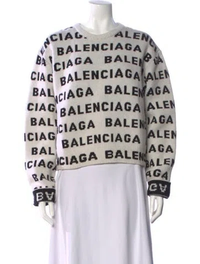 Pre-owned Balenciaga 2023 Wool Sweater In Gray