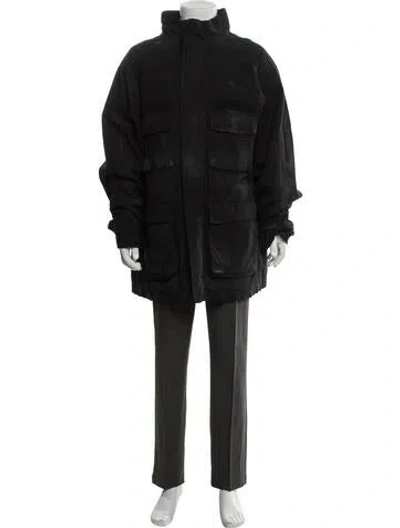 Pre-owned Balenciaga 2023-2024 Parka In Black