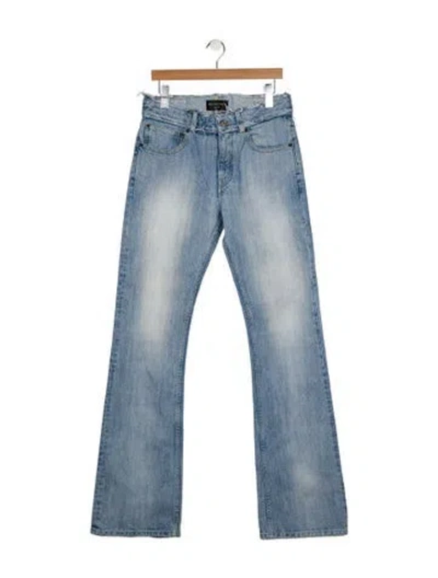 Pre-owned Balenciaga 2024 Bootcut Jeans In Blue