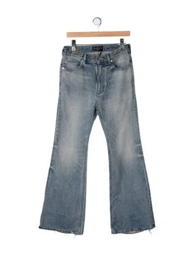 Pre-owned Balenciaga 2024 Bootcut Jeans W/ Tags In Blue