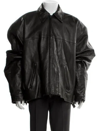 Pre-owned Balenciaga 2024 Cocoon Kick Jacket W/ Tags In Black