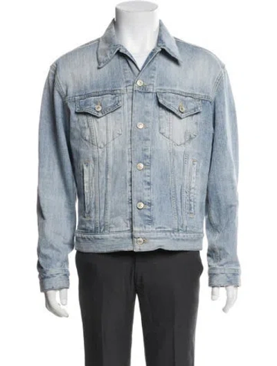 Pre-owned Balenciaga 2024 Denim Jacket In Blue