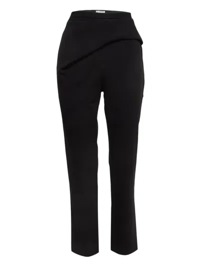 Pre-owned Balenciaga 2024 Draped Trousers In Black