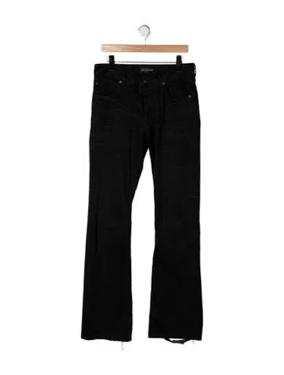 Pre-owned Balenciaga 2024 Flared Jeans In Black