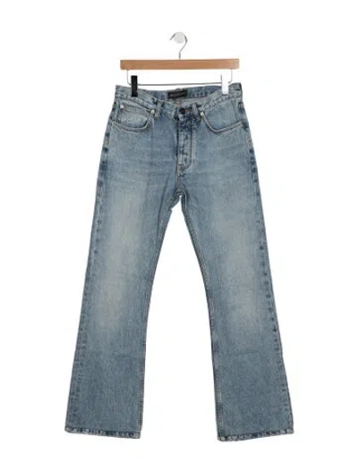 Pre-owned Balenciaga 2024 Flared Jeans In Blue