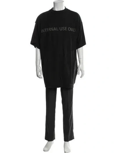 Pre-owned Balenciaga 2024 'inside Out' T-shirt In Black