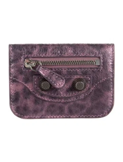Pre-owned Balenciaga 2024 Le Cagole Coin Card Holder Card Holder In Pink