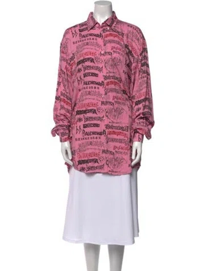 Pre-owned Balenciaga 2024 'metal All Over' Pajamas W/ Tags In Pink