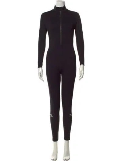 Pre-owned Balenciaga 2024 Mock Neck Jumpsuit W/ Tags In Black