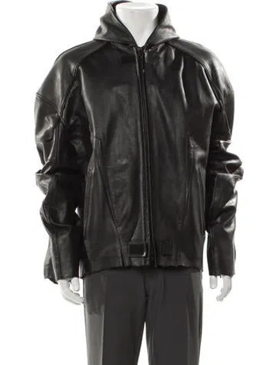 Pre-owned Balenciaga 2024 Moto Jacket In Black