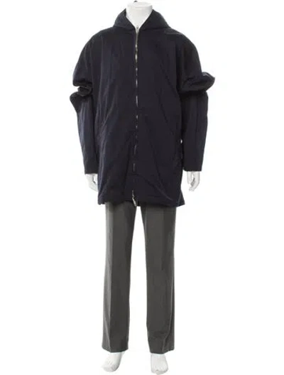 Pre-owned Balenciaga 2024 Parka In Blue