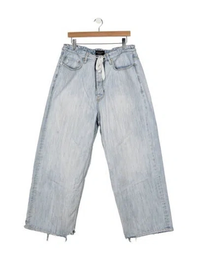 Pre-owned Balenciaga 2024 Relaxed Fit Jeans In Blue