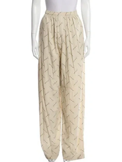 Pre-owned Balenciaga 2024 Silk Pajamas In Neutral