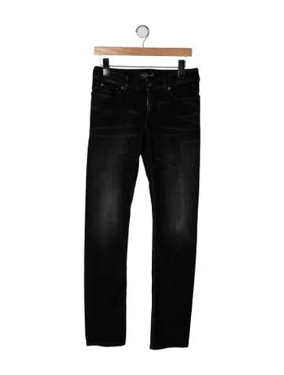 Pre-owned Balenciaga 2024 Straight Leg Jeans In Black