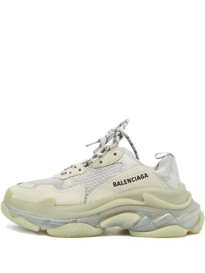 Pre-owned Balenciaga 2024 Triple S Sneakers In Neutral
