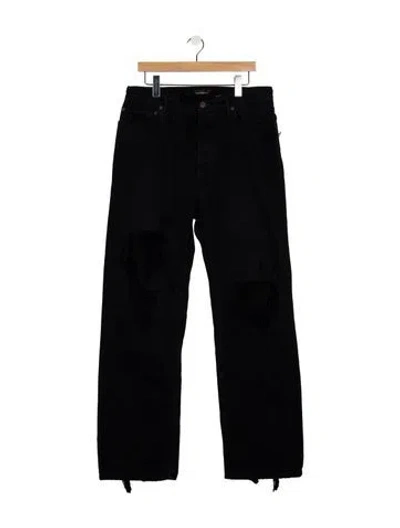 Pre-owned Balenciaga 2024 Wide Leg Jeans In Black