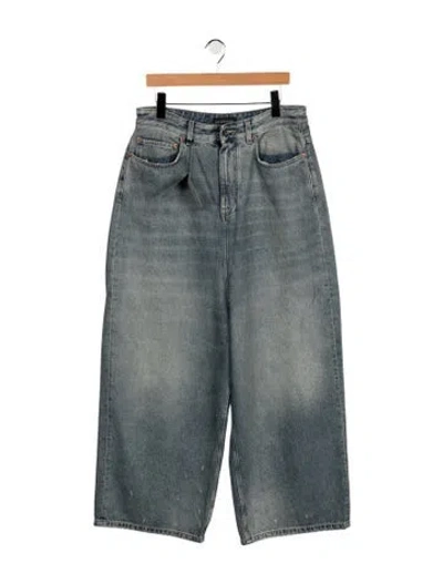 Pre-owned Balenciaga 2024 Wide Leg Jeans In Blue
