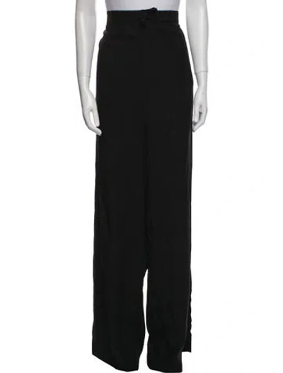 Pre-owned Balenciaga 2024 Wide Leg Pants In Black