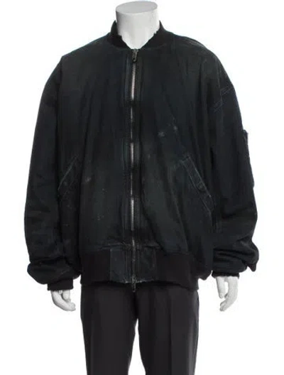 Pre-owned Balenciaga 2025 Bomber Jacket In Black