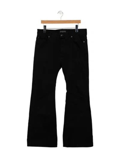 Pre-owned Balenciaga 2025 Bootcut Jeans In Black
