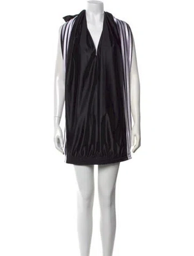 Pre-owned Balenciaga 2025 Mini Dress W/ Tags In Black