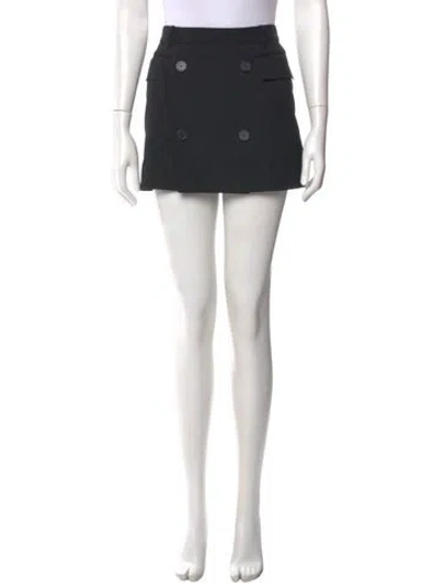 Pre-owned Balenciaga 2025 Mini Skirt In Black