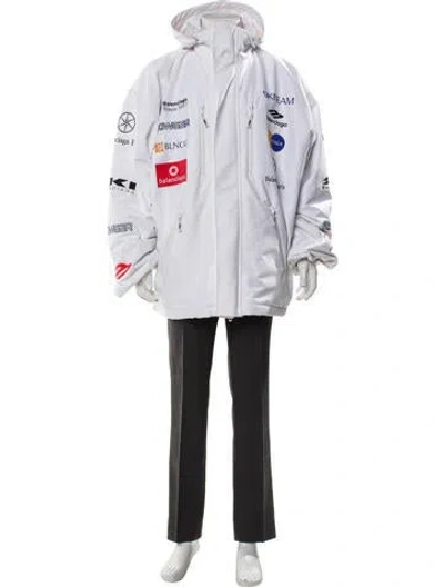 Pre-owned Balenciaga 2025 Skiwear Parka W/ Tags In White