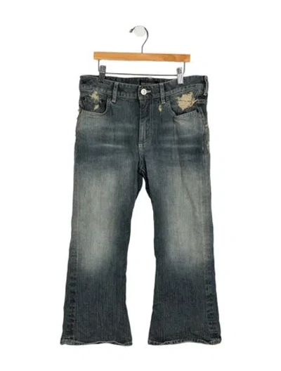 Pre-owned Balenciaga 2025 Wide Leg Jeans In Blue