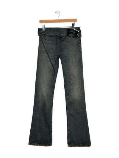 Pre-owned Balenciaga 2025 Wide Leg Jeans In Blue