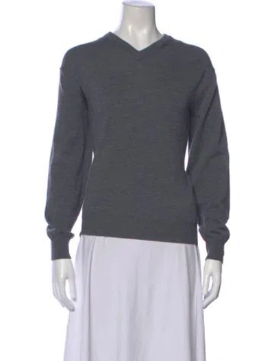 Pre-owned Balenciaga 2025 Wool Sweater In Gray