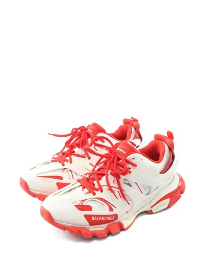 Pre-owned Balenciaga 20s Track Sneakers In White