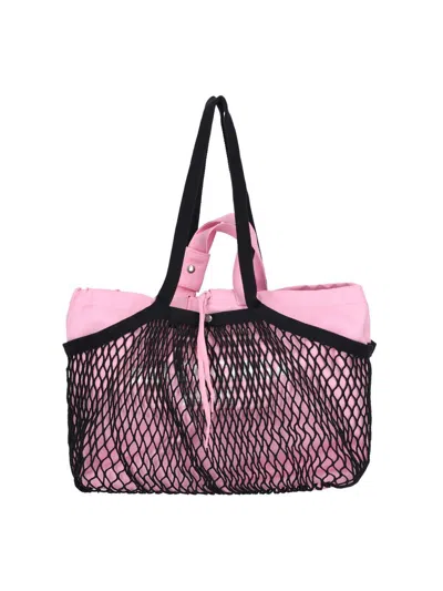 Balenciaga Women's 24/7 Large Tote Bag In Pink/black