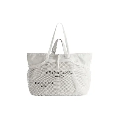 Pre-owned Balenciaga 24/7 Tote Bag 'white/black'