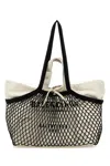 Balenciaga Two-tone Canvas And Mesh Medium 24/7 Shopping Bag