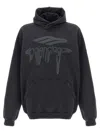 Balenciaga '3b Liquefied' Hoodie In Black
