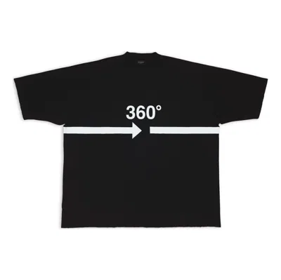Balenciaga 360 Tubular T-shirt Oversized 'black'