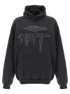 Balenciaga '3b Liquefied' Hoodie In Black