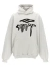 Balenciaga 3b Liquefied Sweatshirt White In White
