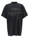 Balenciaga Logo T-shirt In Black