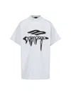 Balenciaga '3b Liquefied' T-shirt In White