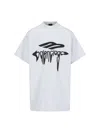 Balenciaga '3b Liquefied' T-shirt In White