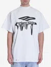 Balenciaga Grey 3b Liquefied Oversized T-shirt In White